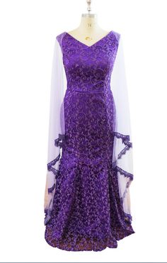 Fitted Dress With Customizable Length For Prom, Party Dress With Customizable Length And Fitted Bodice, Elegant Dresses With Customizable Length For Prom Season, Purple Mermaid Dress For Banquet, Purple Mermaid Dress For Banquets, Purple Floor-length Mermaid Dress For Banquet, Fitted Dress With Customizable Length For Banquets, Customizable Length Dress With Fitted Bodice For Party, Purple Fitted Dress For Banquet