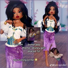 ✧creator: luv.sp1der on tiktok<3✧꧂ Disney Dti Outfit, Disney Dress To Impress, Disney Esmeralda, Esmeralda Disney, Fashion Terminology, Royal High Outfits Ideas Cheap, Dti Fits, Dti Ideas, Aesthetic Roblox Royale High Outfits