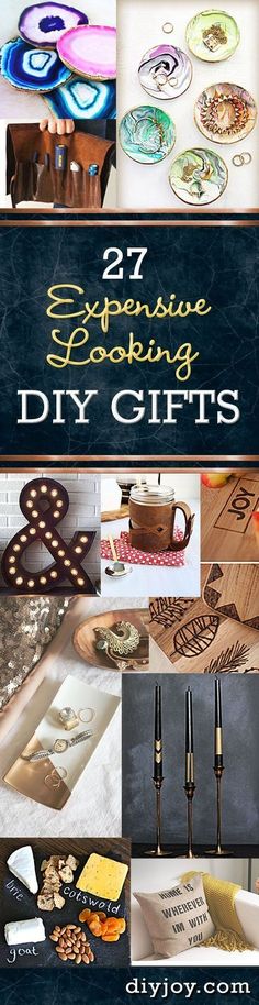 Inexpensive DIY Gifts and Creative Crafts and Projects that Make Cool DIY Gift Ideas CHEAP! Cheap DIY Ideas for Handmade Christmas Presents, Holiday Gifts and Birthday Gift - Step by Step Tutorials and Instructions Inexpensive Diy Gifts, Diy Gifts Cheap, Diy Gifts To Make, Diy Christmas Gifts Cheap, Diy Gift Ideas, Homemade Holiday, Navidad Diy, Cadeau Diy, Easy Diy Gifts