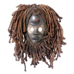 Novica Night Hunter Spirit Liberian Wood Mask Wall Décor Cynotype Images, Mask Inspiration, Liberian Girl, Wood Mask, Mask Wall, Mask Art, Afrikaanse Kunst, Art Premier, African Mask