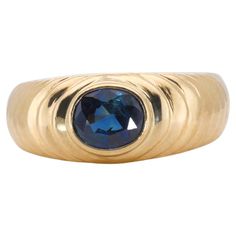 A beautiful ring with a dazzling Sapphire carat . The jewelry is made of 18k Yellow Gold with a high quality polish. It comes with certificate and a fancy jewelry box. Main Stone: 1 main stone of Sapphire carat cut: Oval color: Blue sku: SR-YG-164544 / 164544 Online verification NGI 16818674 total carat weight: 1.2 ct jewelry weight: 4.7 size: *size is adjustable for up to 3 sizes Pattern Ring, Gold Band Ring, Fancy Jewelry, Beautiful Ring, Classic Pattern, Natural Sapphire, Gold Band, Solitaire Ring, Gold Bands