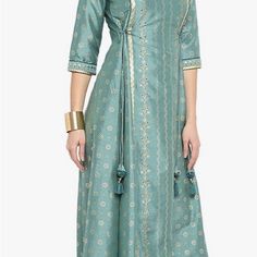 Janasya Women’s Light Green Printed Poly Silk Ethnic Dress Size S Smoke-Free And Pet Free Home Fast Shipping Please Make An Offer Festive Green Kurta With Tassels, Festive Kurta With Back Tassel Tie-up For Eid, Festive Green Dress With Tassels, Festive Green Tassel Dress, Bohemian Kurta With Tassels For Navratri, Festive Tunic Dress With Tassels, Festive Straight Kurta With Back Tassel Tie-up, Traditional Festival Kurta With Tassels, Bohemian Kurta With Back Tassel Tie-up For Festive Occasions