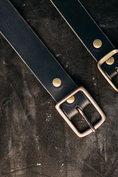 Simple, durable and works with everything. Hand made in our California shop of high quality 8oz American latigo leather, with a solid brass buckle. True to size, will soften and patina with wear. 1.75" thick leather strap. Adjustable Leather Belt Buckles With Brass Hardware, Black Leather Belt Buckle With Brass Detail, Classic Leather Strap Belts For Everyday Use, Classic Leather Strap Belt For Everyday Use, Classic Belts With Leather Strap For Everyday Use, Classic Black Belt With Brass Hardware, Everyday Leather Belts With Brass Hardware, Adjustable Bridle Leather Belt With Brass Buckle, Classic Black Belt With Brass Buckle