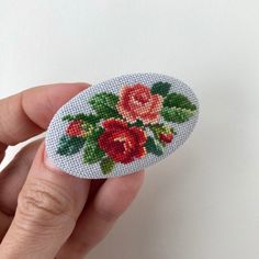 Handmade fabric brooch with embroidered coral roses is a wonderful gift for women for any occasion.  Rose flower jewelry is a great Birthday gift for mom, mother in law, grandma, sister or best friend.  It will be an unforgettable, unique gift for a woman's anniversary. The embroidered floral brooch will complete your unique look. And decorate your shawl, jacket, sweater or coat.  And undoubtedly, in it you will attract the views of others and receive compliments. This brooch is made in the tech Rose Flower Brooch Gift, Shawl Jacket, June Birth Flower, Coral Roses, 30th Birthday Gift, Fabric Brooch, Red Rose Flower, Floral Brooch, Jacket Sweater