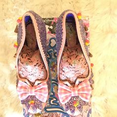 Irregular Choice Adorable I Scream Shoes With Ice Cream Cone Charms Sold Out Size 44 Uk Equates To Us Size 12 Brand New With Box I Scream For Ice Cream, Ice Cream Shoes, Size 12 Heels, Irregular Choice Shoes, Cream Shoes, Irregular Choice, I Scream, Ice Cream Cone, Scream