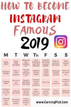 how to become instagram famous in 2019