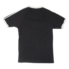 Item is in used condition. Item has discolouration to neckline. >Size: S >Armpit To Armpit: 19" >Armpit To Cuff: 6" >Collar To Hem: 29" Unisex Vintage Black T-shirt, Black Cotton T-shirt With Three Stripes, Adidas Mens, Adidas Men, Mens T, Cuff, Adidas, Collar, Mens Tshirts