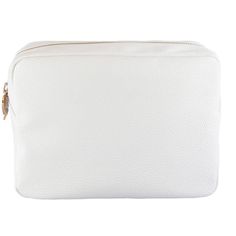 Large Pouch Portable White Organizers For Everyday Use, White Rectangular Organizers With Zipper Pouch, White Rectangular Organizer With Zipper Pouch, Portable White Pouch For Travel, White Portable Travel Pouch, Portable White Travel Pouch, White Rectangular Pouch For Everyday Use, White Rectangular Everyday Use Pouch, White Travel Pencil Case With Removable Pouch