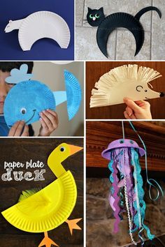 paper plate crafts for kids to make