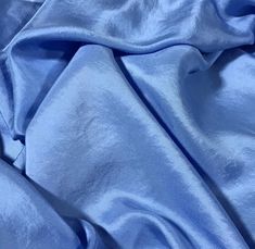 the blue fabric is very soft and shiny