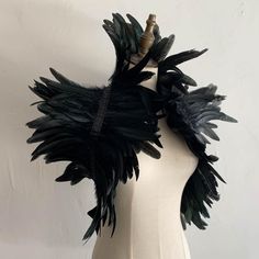 【Size】Angel wings shawl feather length is 28 inches long,12 inches wide.2ply feather,very thick,the black lace length 35 inch at the both end 【Packing】we use a box, you can as a gift for your friends 【Easy to carry】This maleficent cape is lightweight and can be carried anywhere. If it is rolled neatly, it will fit in a carton for storage or travel. About Shipping: The link shipping cost by China Post ,the shipping time about 15-30days, if you are urgent need it ,please contact with us to pay for fast shipping cost Bird Inspired Fashion, Cape Wings, Wings Shawl, Maleficent Wings, Winter Garden Party, Reference Clothes, Feather Cape, Fantasy Clothes, Rooster Feathers