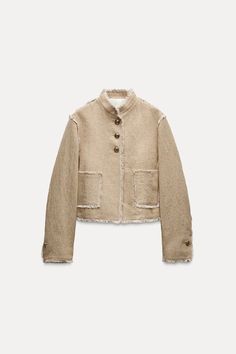 Zara Wool Blend Coat Sand, Trench Coat Dress, Embossed Metal, Zara Shorts, Trench Jacket, Shirt Blouses Tops, Cardigan Sweater Dress, Linen Jacket, Zara Jackets