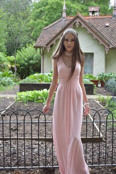 Pretty in Pink! @Summer Xo #EverPretty #eveningdress #pinkdress #longdress #vneckdress Fitted Bodice V-neck Bridesmaid Dress For Wedding, Pleated Bodice Bridesmaid Dress For Prom Season, Pleated Bodice Chiffon Bridesmaid Dress For Prom Season, Chiffon Bridesmaid Dress With Pleated Bodice For Prom Season, Pleated Bodice Evening Dress For Wedding Guest At Prom, Fitted Chiffon Bridesmaid Dress For Prom, V-neck Bridesmaid Dress With Ruched Bodice For Wedding, Pleated Chiffon Bridesmaid Dress For Prom Season, Bridesmaid Maxi Dress With Pleated Bodice For Prom Season