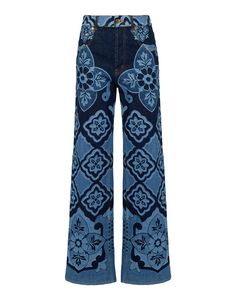 Better Than Your Boyfriend Jeans in Partenope Navy for Women | La DoubleJ US Colourful Clothing, Raise Your Vibration, Denim Flare Jeans, Boyfriend Jean, Boho Chic Outfits, Chic Leather, Printed Jeans, Your Boyfriend, Jeans For Women