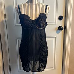 Cacique Babydoll W Underwire Cups, Never Worn, But No Tags 14/16 Coquette Underwire Sleepwear For Party, Sleepwear Black, Dream Wardrobe, Lane Bryant, Women's Intimates, Baby Dolls, Wardrobe, Tags, Women Shopping