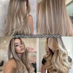 Hairstyle ideas Cool Vanilla Blonde Hair, Blonde Hair Goals, Fall Blonde Hair