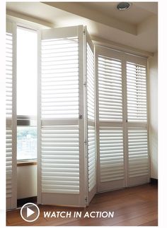 Norman Ultra Shutters-Exeter Paint Stores Sliding Door Coverings, Norman Shutters, Sliding Glass Door Coverings, Glass Door Coverings, Door Coverings, Heirloom Furniture, Wood Shutters, Plantation Shutters, Venetian Blinds