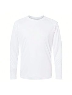 3.5 oz./yd, 100% microfiber performance polyester. Heather Grey is 4.7 oz. Paragon Plus moisture management properties. Anti-microbial & wrinkle resistant finish. Raglan shoulder and inset sleeves. UPF 50+ protection. Side seams. Tear away label.Long Islander Performance Long Sleeve T-Shirt (White) White    Fabric   Non-Stretch  Men Clothing, size features are:Bust: ,Length: ,Sleeve Length: White Technical T-shirt With Moisture-wicking, White Technical Moisture-wicking T-shirt, White Moisture-wicking Long Sleeve T-shirt, White Go-dry Functional T-shirt, White Long Sleeve Moisture-wicking T-shirt, White Moisture-wicking Functional T-shirt, Functional White T-shirt For Sports Events, Men Clothing, White White