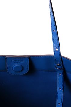 Matt sapphire blue calfskin large saddle bag Black contrast threading & edging details. Fold-over flap with magnetic closure. Embossed logo. Adjustable leather straps suitable for both side-shoulder carrying and crossbody carrying. -------------- Bag size: approx. 16”W x 18”H x 3.5”D (35.5cm x 39.5cm x 8cm). Adjustable leather straps drop: approx. 8.5" to 18" (22cm to 46cm). -------------- Free shipping within the US. $15 for all shipping outside of the US. Return & Exchange acceptable within 5 Blue Calf Leather Bag With Detachable Strap, Blue Leather Shoulder Bag With Leather Lining, Blue Calf Leather Shoulder Bag With Detachable Strap, Blue Crossbody Bag With Palladium Hardware, Blue Leather Shoulder Bag With Leather Handles, Blue Leather-lined Bag For Work, Blue Leather Tote Shoulder Bag, Designer Blue Shoulder Bag With Leather Lining, Blue Bag With Leather Lining For Work