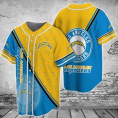 Introducing the Los Angeles Chargers NFL Baseball Jersey Shirt Lightning, a must-have for passionate football fans like you! Whether you're a man or a... Chargers Nfl, Baseball Jersey Shirt, Staple Wardrobe Pieces, Los Angeles Chargers, Custom Jerseys, Wearing Clothes, Baseball Jersey, Baseball Jerseys, Football Fans