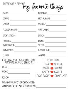 Staff Favorite Things Questionnaire, Staff All About Me Survey | TPT Teacher Preference Survey, Best Friend Questionnaire, Teacher Appreciation Survey, Teacher Survey For Gifts, Teacher Favorite Things Printable, Secret Sister Questionnaire Free Printables, These Are A Few Of My Favorite Things, List Of Favorite Things Questions, Favorite Things Questions