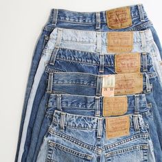 Denim Photography, High Waisted Jean Shorts, Mode Vintage, Levi Strauss, Vintage Denim, Passion For Fashion, Urban Outfitters, Outfit Inspirations