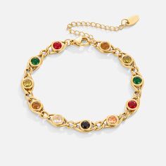 Add some texture and shape to your everyday with this Persia Rainbow Bracelet. 18K gold plated, copper Length: 5.9in (+ 1.97in adjustable) Hypoallergenic, lead & nickel free If you aren't in LOVE with your purchase, please let us know within 30 days of receiving your item, and you'll receive a stress-free refund. Animal Habitats, Rainbow Bracelet, Bubble Bag, Black Gift Boxes, Halloween Sale, High Quality Jewelry, Ladies Day, Animals Wild, Jewelry Pieces