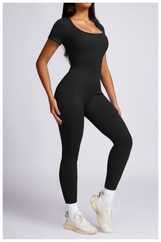 New Yoga Suits Fitness Outfit Female One-piece Jumpsuits Women Sporty – Awwoutfit Nylon Activewear With Thumbholes, Solid Nylon Activewear With Thumbholes, Fitted Solid Color Activewear For Running, Solid Compression Nylon Unitard, Solid Stretch Yoga Unitard, Compressive Unitard With Thumbholes, Compressive Solid Unitard With Thumbholes, Stretch Athleisure Unitard For Yoga, High Stretch Full-length Solid Unitard