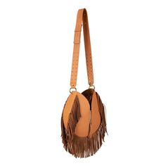 TARA FOLKS' 'Katherine' shoulder bag is instantly recognizable by the brand's signature Bohemian-inspired overlong fringing that swishes elegantly as you walk. Style it a few different ways - carry it by the braided top handle or switch that out for the gold brass stud elaborated strap to wear it cross-body. Chic Daily Use Bucket Bag With Tassels, Chic Bucket Shoulder Bag With Tassels, Chic Rectangular Fringe Hobo Bag, Chic Rectangular Hobo Bag With Fringe, Chic Brown Fringe Hobo Bag, Chic Travel Bag With Fringe, Chic Tassel Crossbody Shoulder Bag, Chic Tassel Tote Shoulder Bag, Chic Brown Hobo Bag With Tassels