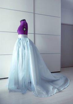 Full Skirt Wedding Dress, Layered Wedding Dresses, Wedding Dress Separates, Blue Wedding Gowns, Skirt Wedding Dress, Bridal Skirt, Blue Organza, Ball Skirt, Bridal Skirts