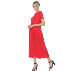 Achieve easy flowy style with our solid color maxi dress. The asymmetrical waist gives out a chic surprise on our maxi dress. Style it with ease or add some accessories, belt, or jacket for a very classy look. Features a buttery soft fabric that glides over your silhouette effortlessly. Maxi Dress Red, Short Sleeve Maxi Dress, Short Sleeve Maxi Dresses, Sleeve Maxi Dress, White Mark, Maxi Dress With Sleeves, How To Look Classy, Dress Red, Red Dress