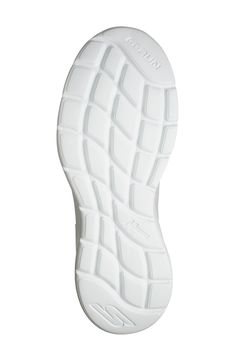 Mesh paneling allows your foot to breathe in a sporty sneaker from Skechers that's built on a supportive sole. Textile upper/synthetic lining and sole Imported White Breathable Slip-on Sneakers For Walking, White Sole Slip-on Walking Shoes For Jogging, Slip-on Walking Shoes With White Sole For Jogging, Slip-resistant Sneakers For Jogging With White Sole, Athletic Fit Walking Sneakers In Synthetic Material, Slip-resistant Athleisure Walking Shoes, Synthetic Sneakers For Walking, Comfortable Sporty Sneakers For Walking, Synthetic Running Shoes With Rubber Sole For Light Sports