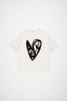 Acne Studios Tshirt, Logo Heart, Acne Studio, Denim T Shirt, Logo Animation, Heart Logo, Studio Logo, Un Logo, Fashion Painting