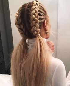 Braid Hairstyle Ideas, Braid Hairstyle, Pinterest Hair, Christmas Hairstyles, Easy Braids, Easy Hairstyles For Long Hair, Box Braids Hairstyles, Braided Ponytail