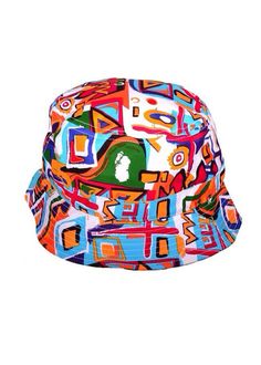 Hella Thrifty Original Bucket Hat. Inspired from 90s Fashion. One Size Fits Most. 100% Cotton. Made in Vietnam. #FreshPrince #HellaThrifty #90sFashion #NinetiesFashion Trendy Bucket Hat For Party, Trendy Party Bucket Hat, Retro Multicolor Summer Hats, Multicolor Retro Vacation Hat, Summer Streetwear Wide Brim Hat, Retro Summer Hat With Curved Brim, Multicolor Hats For Summer Music Festival, Multicolor Summer Hats For Music Festival, Casual Snapback Party Hat