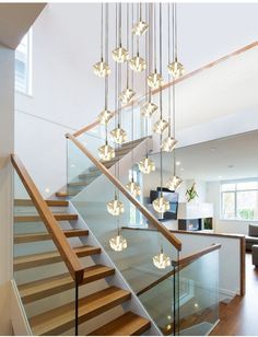 entry-chandelier-foyers Crystal Light Fixture, Square Chandelier, Chrome Pendant Lighting, Crystal Chandelier Lighting, Staircase Chandelier, Luxury Chandelier, Modern Staircase, Hanging Light Fixtures, Crystal Light