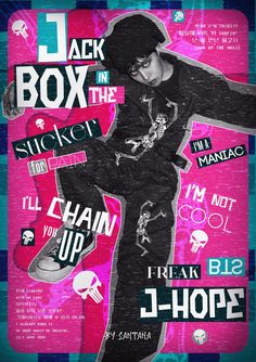 Jhope jack-in-the-box BTS btsjhope btsarmy poster design pink kpop Jhope Jack In The Box Album Cover, Jhope Jack In The Box Poster, Jack In The Box Jhope Aesthetic, Jhope Jack In The Box Aesthetic, Jack In The Box Poster, Jhope Poster, Poster Making Ideas, Jack In The Box Jhope, Jhope Jack In The Box