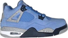 Blue Basketball Shoes With Speckled Midsole For Sports, Blue Basketball Shoes With Round Toe And Speckled Midsole, Casual Air Jordan 4 With Speckled Midsole For Streetwear, Blue High-top Sneakers For Sports With Speckled Midsole, Blue Custom Sneakers With Speckled Midsole For Sports, Blue Lace-up Sneakers With Speckled Midsole, Blue High-top Air Jordan 4, Casual Low-top Air Jordan 4 For Sports, Blue Air Jordan 4 Sporty Shoes For Sports