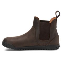 A rugged take on a timeless style  the men's Xero Shoes Ridgeway Chelsea boots provide a natural  free-moving fit with wide toe boxes and ample flexibility. Xero Shoes, Black Boots Men, Chelsea Boots Mens, Dark Brown Color, Neck Ties, Mens Neck Ties, Rei Co-op, Casual Boots, Timeless Style