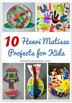 the top ten art projects for kids to make with paper plates and other items that are handmade