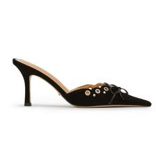 Shae Black Suede Heels | Heels | Tony Bianco USA | Tony Bianco US Vintage Pumps, Tony Bianco, Black Suede Heels, Suede Shoes, Suede Heels, Soft Suede, Silver Studs, Black Suede, Suede Leather