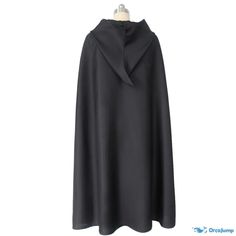 OrcaJump - Orcajump - Juego de rol de Halloween adulto Templario capa manto túnica ropa medieval - Venta Final Medieval Costume, Black And White Fabric, Medieval Clothing, Cloak, Role Playing, White Fabrics, Nun Dress, Final Sale, High Neck Dress