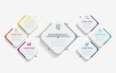 info graphics with different shapes and colors on the white background stock photo - budget conscious business ideas