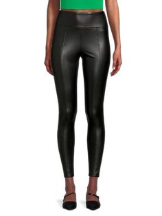 Please note: Customer feedback suggests this item runs small. Consider ordering a size up. EXCLUSIVELY AT SAKS OFF FIFTH. These stylish leggings feature a faux leather finish and are perfect for adding edge to your looks.Banded waistPull-on styleExposed seamsFabric 1: PolyurethaneFabric 2: Polyester & spandexHand washImported SIZE & FITRise, about 12.5"Inseam, about 28"Leg opening, about 9"Model shown is 5'10" (177cm) wearing US size Small Stylish Leggings, Leather Finish, Customer Feedback, Faux Leather Leggings, Leather Leggings, Saks Fifth, Saks Fifth Avenue, Polyester Spandex, Access Denied