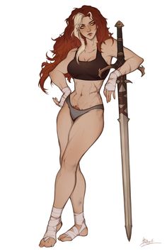 Barbarian Woman, Dungeons And Dragons Characters, Dnd Art, Character Poses, Art Poses, Female Character Design, Character Design References, Dnd Characters, Drawing Poses