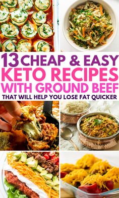 My family absolutely LOVES these keto ground beef recipes. In fact, my kids beg me to make #5 for dinner almost every night! These low carb recipes are so quick, easy and cheap to make, I just dump the ingredients into my slow cooker and set and forget! Perfect for quick weeknight meals when I don't have the time and energy to spend a lot of time cooking. Definitely PINNING these recipes for later! Keto Ground Beef Recipes, Ground Beef Keto Recipes, Keto Ground Beef, Recipes With Ground Beef, Easy Keto Recipes, Quick Weeknight Meals, Diet Vegetarian, Goulash