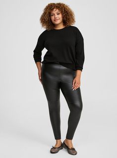 Full Length Signature Waist Moto Legging Plain Black Leggings, Unique Leggings, Moto Pants, Buy Leggings, Black Princess, Star Leggings, Moto Leggings, Comfortable Leggings, Cute Leggings