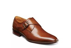 COGNAC FLORSHEIM Mens Sorrento Plain Toe Single Monk Strap Oxford Elegant Cognac Monk Strap Business Shoes, Elegant Cognac Monk Strap Shoes For Business, Elegant Cognac Monk Strap Shoes For Formal Occasions, Elegant Brown Slip-on Monk Strap Shoes, Masculine Slip-on Monk Strap Shoes For Formal Occasions, Grooms Suit, Monk Strap Shoes, Rack Room, Rack Room Shoes