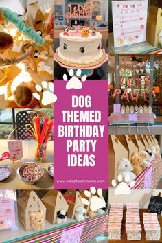 dog themed birthday party ideas and decorations