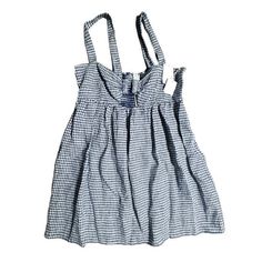 Msrp $218 New With Tag And Unworn. Plan A Picnic And Match The Mood In This Cheery Gingham Mini Made From Cool Linen And Serving Sass With A Cutout Detail At The Neckline. Scoop Neck Sleeveless 100% Linen Casual Gingham Dress With Tie Back, Sleeveless Gingham Dress With Tie Back, Chiffon Ruffle Dress, Gingham Linen, Gold And Black Dress, Linen Mini Dress, Ribbed Mini Dress, Reformation Dress, Chiffon Ruffle